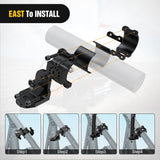 1PC UTV Flag Antenna Mount Whip Light Mounting Bracket Black Adjustable Heavy Duty for 1.5 to 1.75inch 1.75 to 2inch for Polaris RZR Ranger Can Am Maverick X3 Talon