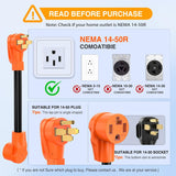 50AMP to 30AMP 4 Prong EV Charger Adapter Cord Nilight