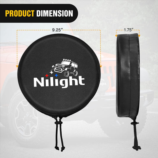 9" Round Offroad Driving Pod Light Cover Type B Nilight