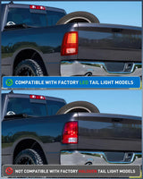 Taillight Assembly Compatible with 2013 2014 2015 2016 2017 2018 Dodge Ram 1500 2014-2018 Ram 2500 3500 LED Style Driver Side and Passenger Side Rear Tail Light with Bulbs