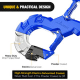 Quick Release S-Tow Shackle Hook – Heavy Duty Off-Road Recovery Hook, Fits Winch Rope & Recovery Strap, 11,000 LBS Working Load, for Jeep, SUV, ATV, Trailers, Blue