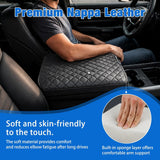 Center Console Cover Fit for Dodge Ram 1500 2013-2018 Ram 2500/3500 | 1500 Classic Model 2019-2024 Jump Seat Accessories Middle Armrest Cover for Car Waterproof Leather Arm Rest Cushion Pad