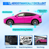 Spoiler Fit for Tesla Model Y 2020 2021 2022 2023 2024 Spoilers for Cars Rear Spoiler Wing Sporty Rear Trunk Lip Exterior Accessories Easy No-Drill Installation ABS Carbon Fiber Pattern