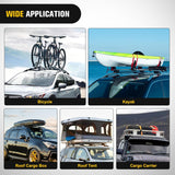 Roof Rack Cross Bars Fit for Ford Escape KUGA 2013 2014 2015 2016 2017 2018 2019 with Side Rails, Adjustable Aluminum Car Crossbars for Cargo Carrier Luggage Bike Kayak Rooftop Tent Snowboard
