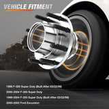 Front Wheel Bearing Hubs for 1999-2004 F-250 F-350 Super Duty, 4WD | For 2000 2001 2002 2003 2004 Ford F-250/F-350 Super Duty, Direct Replacement, Heavy-Duty Construction-2Pack