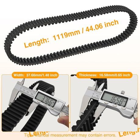 Drive Belt 3211202 for Polaris RZR Belts Fit for Polaris RZR XP Pro R 4 Turbo EPS S 2017-2025 Performance Extreme Badass CVT Drive Belt Premium Aramid Replaces OE Part #3211202, 1 Pack