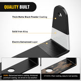 Front Lower Hidden Bumper Mounting Brackets for 22inch Single Row LED Light Bar Compatible with 2007-2013 Chevy Silverado 1500 and 2007-2010 Silverado 2500 3500 HD