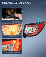 Taillight Assembly Compatible with 2013 2014 2015 2016 2017 Chevy Traverse Tail Light Replacement OE Style Passenger Side with Bulbs