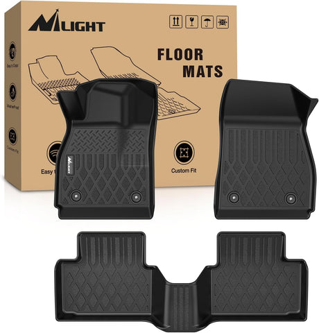 TPE Floor Mats for Chevy Malibu 2013 2014 2015, 2016 Chevrolet Malibu Limited Only, All Weather Custom Fit Heavy Duty Floor Liners