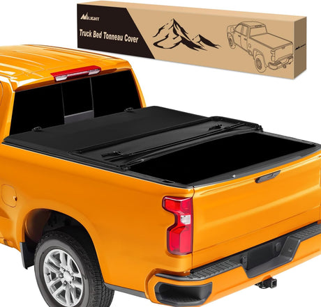Soft Tri-fold Truck Bed Tonneau Cover Compatible with Chevy Colorado/GMC Canyon 2015 2016 2017 2018 2019 2020 2021 2022 2023 2024 2025-6.2 ft