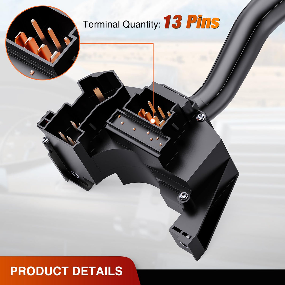 Turn Signal Switch Compatible with Ford 1999 2000 2001 2002 2003 2004 F150 F-150 F-250 F-350 F-450 F-550 Super Duty F650 F750 Lincoln Blackwood Windshield Wiper Combination