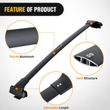 Roof Rack Cross Bars Compatible with Subaru Outback Wilderness 2022 2023 2024 with Side Rails, Adjustable Aluminum Less Wind Noise Car Crossbars for Cargo Carrier Luggage Kayak Tent Snowboard