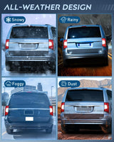 Taillight Assembly Compatible with 2011 2012 2013 2014 2015 2016 Chrysler Town & Country with LED Type Taillights Only Rear Lamp OE Style Passenger Side