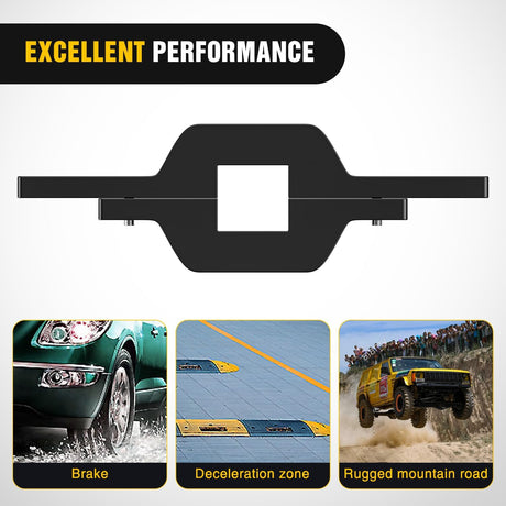 1-1/4 inch Towing Hitch Mount Bracket for Truck Trailer RV SUV Pick Up fit Dual LED Work Light Reverse Rear Back Up Off Road Lights(Towing Hitch Mount Bracket) Without Light