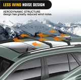 Roof Rack Cross Bars Compatible with 2023 2024 Chevrolet Chevy Trax 2RS ACTIV LT with Side Rails, Adjustable Aluminum Less Wind Noise Car Crossbars for Cargo Carrier Luggage Kayak Snowboard