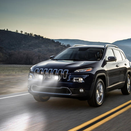 Led Pods 18W 1260LM Spot Off Road Driving Fog Light Bar Work Lighting for Truck Tractor Pickup Boat SUV ATV UTV 4WD Car 4x4 Van Camper Motorcycle Dirt Bike Golf Cart 12V 24V