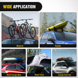 Roof Rack Cross Bars Compatible with Ford Explorer 2020 2021 2022 with Factory Side Rails, Adjustable Aluminum Less Wind Noise Car Crossbars for Cargo Carrier Luggage Box Kayak Tent Snowboard