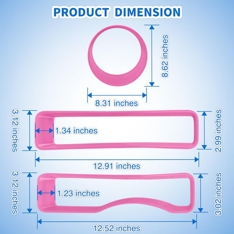 Grill Inserts fit for Jeep Wrangler Front Grille Inserts Headlight Cover Set for JL JLU Unlimited Sport SportS 2018 2019 2020 2021 2022 2023 Grille Bezels Trim Exterior Accessories Pink 9 Pcs