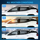 in-Channel Rain Guards for GMC Terrain 2018-2024, 4PCS | Window Deflectors Window Visors for Fresh Air Circulation, GMC Terrain 2018 2019 2020 2021 2022 2023 2024, Smoke Tinted
