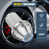 24PCS M14x2 Lug Nuts Compatible with 2004-2014 Ford F-150 | for 2000-2014 Expedition/Lincoln Navigator 2006-2008 Mark LT One-Piece Solid Chrome Steel OEM Factory Wheel Nuts Replace