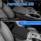 Center Console Cover for Nissan Pathfinder 2022-2026 Armrest Cover | for Pathfinder 2022 23 24 25 2026 Accessories Nappa Leather Middle Console Cushion Waterproof Anti-Scratch Arm Rest Pad Black