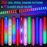 LED Whip Light 2 PCS 3FT COB RGB Lighted Antenna Whips with Spring Base Remote & App Control DIY Patterns Turn Brake Reverse Lights for Can-am Offroad ATV UTV RZR Polaris Dune Buggy Truck