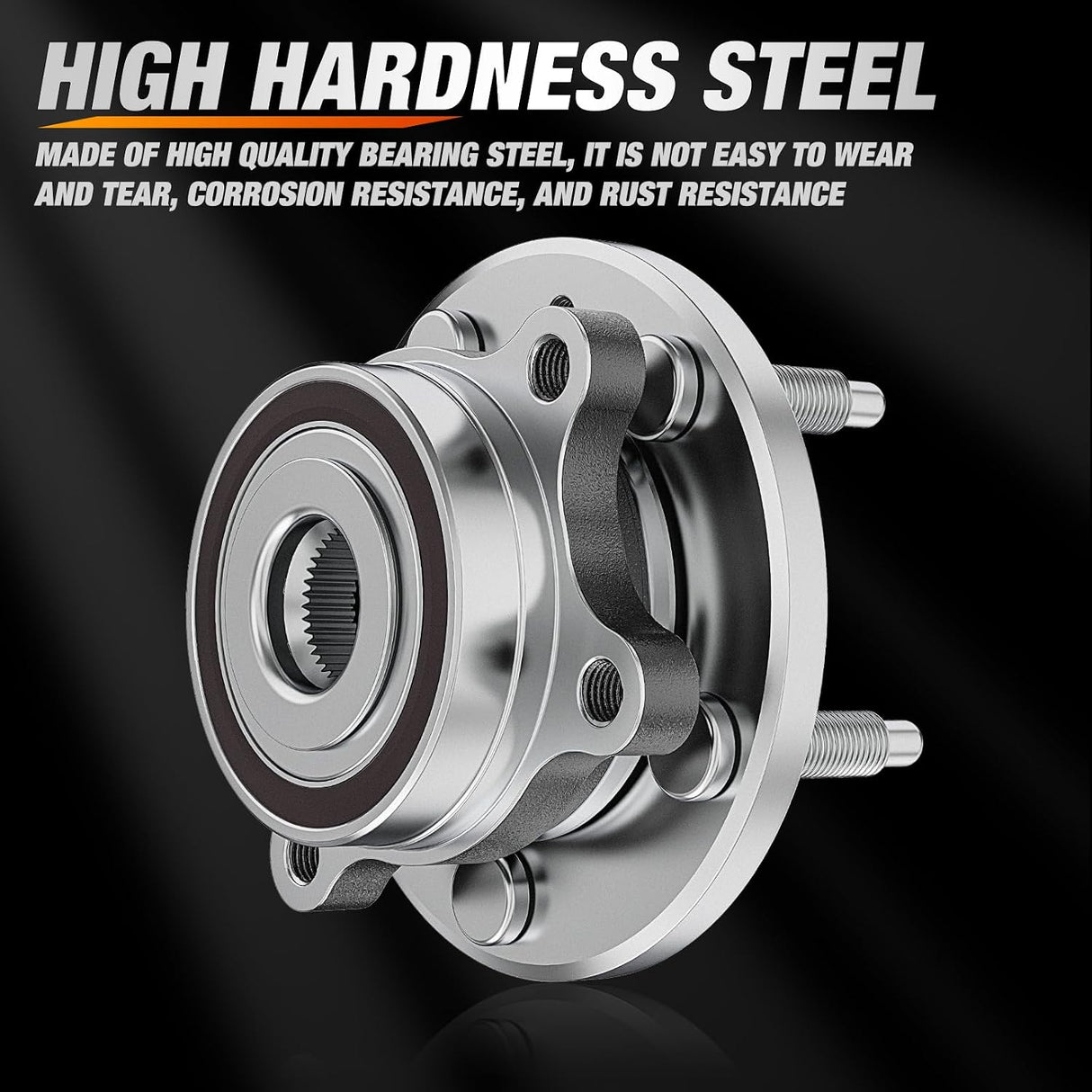 Front or Rear Wheel Bearing and Hub Assembly for Ford Taurus 2010–2019 (Not for SHO/Performance Package), Ford Flex 2009–2019, Lincoln MKT, Edge Rear 2011-2014, 513275-2Pack