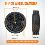 Lawn Mower Drive Wheels Replacement 8 Inch 634-05039 Assembly, Lawnmower Wheels Compatible with Troy-Bilt, Craftsman, TB200 TB210 TB220 TB230 TB270ES TB280ES, 2-Pack