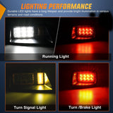 Golf Cart LED Light Kit 12V Stop Brake Turn Signal EZGO TXT | Headlight Taillight Horn Waterproof Plug and Play Complete Upgrade Kit for 1996-2013 EZGO TXT Electric Carts