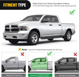 Running Boards for 2019-2025 Dodge Ram 1500 Quad/Extended Cab New Body Style 6 Inch Side Step Nerf Bars Stainless Steel Black