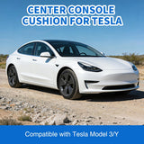 Center Console Cover Compatible with Tesla Model 3 Tesla Model Y Armrest Cover for Car Vegan Leather Middle Console Cover Car Center Console Cushion Pad (Not Fit for 2024 Tesla Model 3) -Black