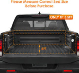Soft Roll-Up Tonneau Cover Compatible with Honda Ridgeline 2017 2018 2019 2020 2021 2022 2023 2024 2025– 5ft Truck Bed Cover