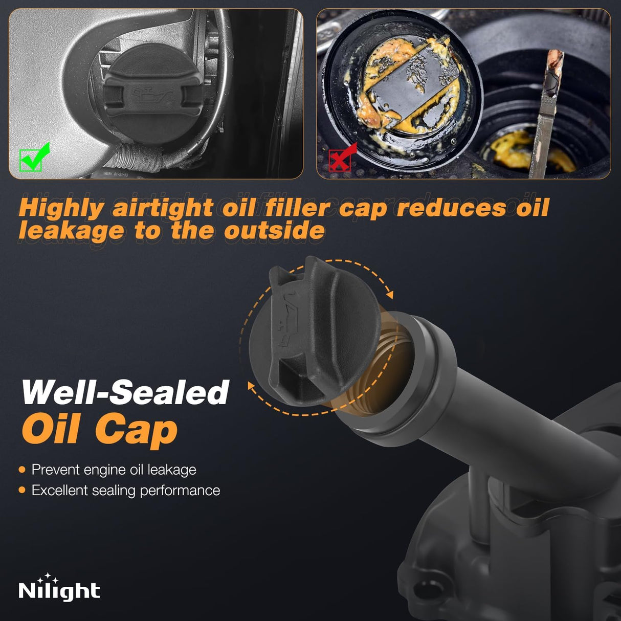 Pair Engine Valve Cover with Gasket for Nissan NV2500 NV3500 2012-2017 Pathfinder 2004 Armada 2005-2015, Infiniti QX56 2004-2010 Valve Cover, V8 5.6L Engine