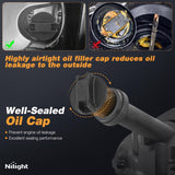 Pair Engine Valve Cover with Gasket for Nissan NV2500 NV3500 2012-2017 Pathfinder 2004 Armada 2005-2015, Infiniti QX56 2004-2010 Valve Cover, V8 5.6L Engine