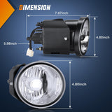 2000 2001 Nissan Maxima 2000-2003 Sentra Frontier 2002-2004 Xterra Fog Light Assembly Clear Lens Nilight