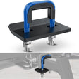 Trailer Hitch Tightener for 2 Inch Trailers Hitches Mount Anti Rattle Heavy Duty Steel with Rubber Cover Dark Blue U Bolt Matte Black Plate Electrophoresis Anti-Rust Triple Protective
