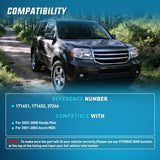 Front and Rear Struts Shocks Complete Assembly Kit Fit for Honda Pilot 2003-2008 Acura MDX 2001 2002, Pair Front Struts Coil Spring & 2 Rear Shock Absorber Replace OE#171451 171452 37246, 4PCS