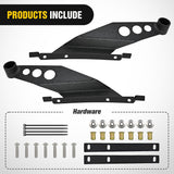 50 inch Straight LED Light Bar Bracket Mounting Upper Windshield Roof Cab Brackets Compatible with Toyota Tacoma 2005-2024