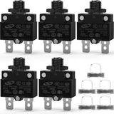 5Pcs 5A 10A 15A 20A 30A Terminals Circuit Breaker Nilight