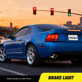 Third Brake Light for Ford Mustang 1999 2000 2001 2002 2003 2004 | for Ford Mustang 1999 2000 2001 2002 2003 2004, High Mount 3rd Stop LED Rear Cab Center Lamp Van SUV, Smoked Lens