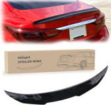 Spoiler Fit for Infiniti Q50 4 Door Sedan 2014 2015 2016 2017 2018 2019 2020 2021 2022 2023 2024 Spoilers for Cars Rear Spoiler Wing ABS Rear Trunk Lip Accessories No-Drill, Glossy Black