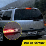 Third Brake Light for Nissan Armada 2005-2015 Pathfinder Armada2004 | for Nissan Armada 2005-2015 Pathfinder Armada 2004 Infiniti QX56 2004-2010, High Mount 3rd Stop Car Rear Center Cab, Smoked