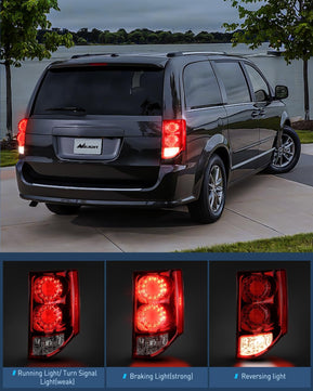 2011-2020 Dodge Grand Caravan Taillight Assembly Rear Lamp Replacement OE Style Passenger Side Nilight