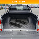 Low Profile Car Ramps, Portable Drive on Service Ramp for Support Jack Vehicle Maintenance, 10,000lb GVW Capacity, 2 Pack