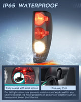 Taillight Assembly Compatible with 2004 2005 2006 2007 2008 2009 2010 2011 2012 Chevy Colorado GMC Canyon 2006-2008 Isuzu Tail Light Rear Lamp OE Style Passenger Side Smoke Red Lens