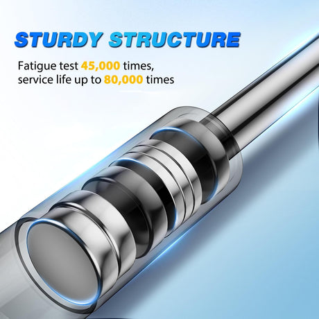 Rear Window Glass Struts 4249 for Jeep Wrangler TJ 1997-2006, Rear Shocks Gas Struts 26 Inch, 2PCS Set Rod