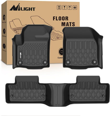 Floor Mat TPE Floor Mats for Land Rover Range Rover Evoque 5 Door and Coupe 2011 2012 2013 2014 2015 2016 2017 2018 2019, All Weather Custom Fit Heavy Duty Floor Liners