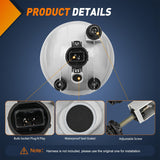 Fog Light Assembly Fog Light Assembly Compatible with 2007 2008 2009 2010 2011 2012 2013 Chevy Avalanche Suburban Tahoe GMC Yukon Acadia Ford Mustang Pontiac 2015 2016 2017 Silverado Colorado H16 Bulbs