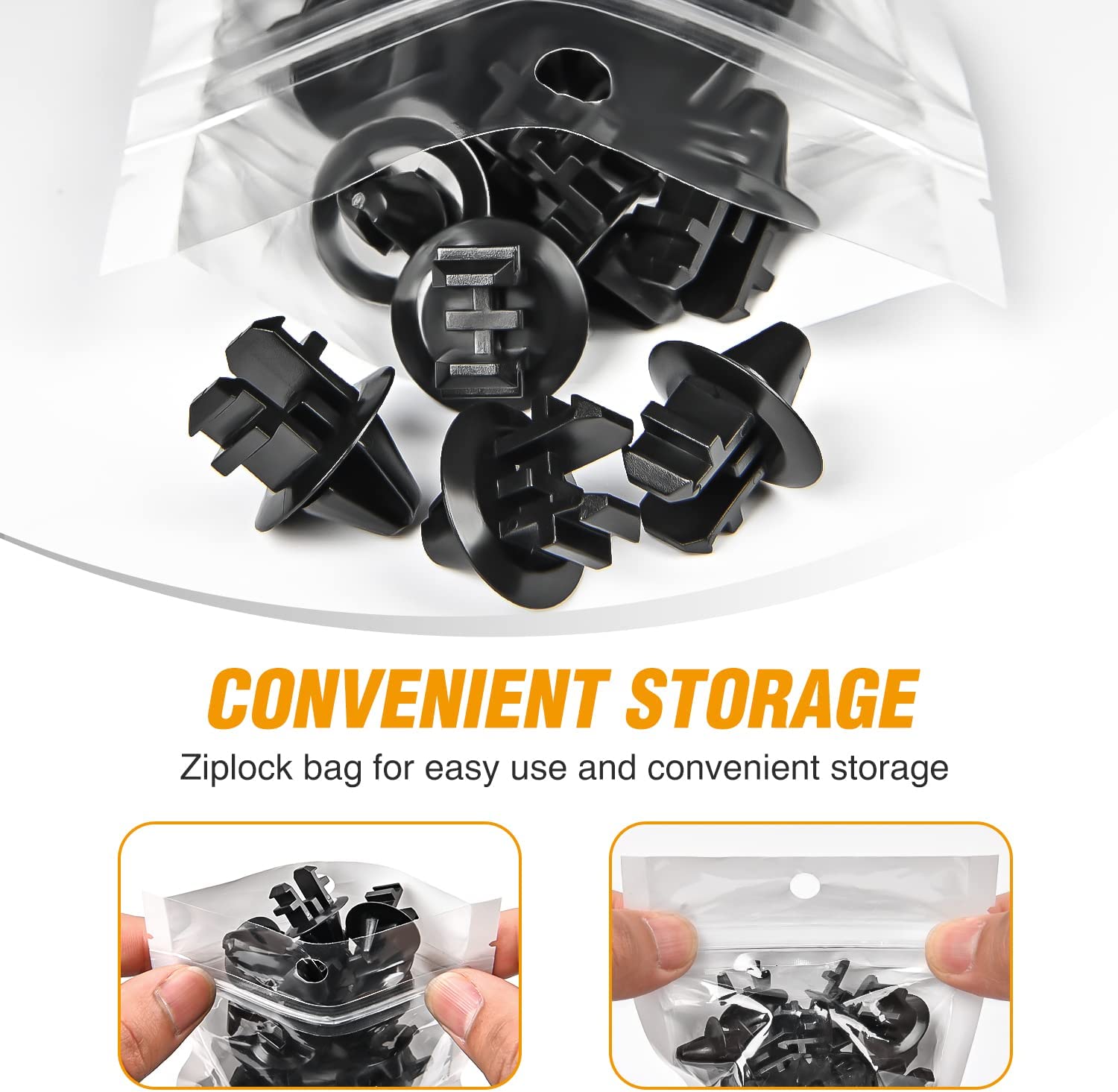 25 Pcs Head 20mm Hole 13mm Radiator Shroud Grille Retainer Clips For Ford Expedition F-150 F-250 F-350 F-450 F-550 Super Duty Lincoln Mark LT Nilight