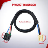 Wiring Harness Kit Brake Controller Wiring Harness Adapter for Select 2014-2020 GM Sierra and Chevrolet Silverado 1500 2500HD 3500HD GMC Yukon Chevy Suburban Tahoe Cadillac Escalade